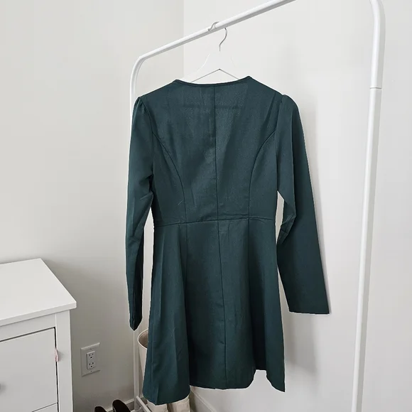 V-Neck Mini Dress - Picture 5 of 6